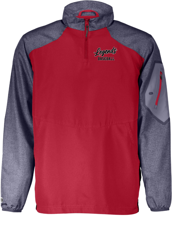 Legends Baseball Raiders Pull Over long Sleeve Xt Dry