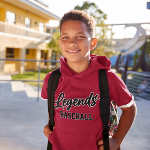 Legends Baseball Short Sleeve Hoodie