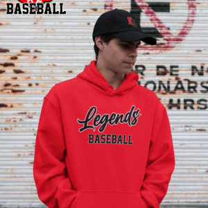 Long Sleeve Hoodie Legends Baseball  50/50