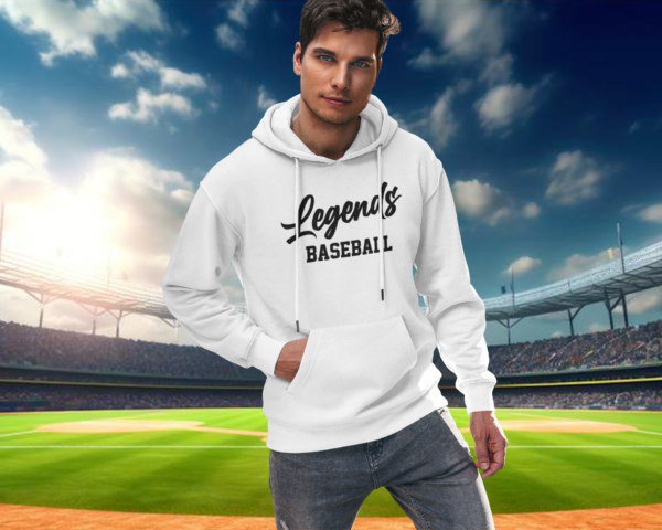Long Sleeve Hoodie Legends Baseball   XT DRY - Image 3