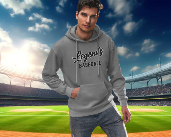 Long Sleeve Hoodie Legends Baseball   XT DRY - Image 4