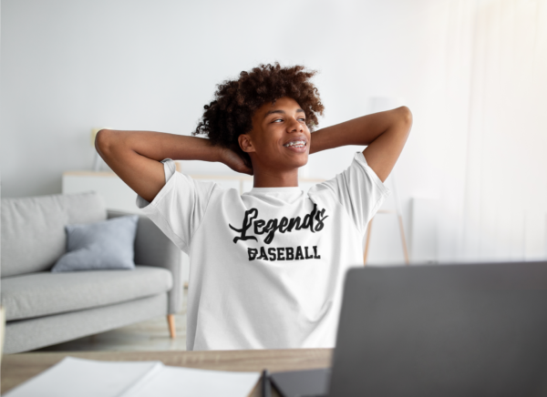 Short Sleeve T-shirt Legends Baseball  50/50 - Image 4