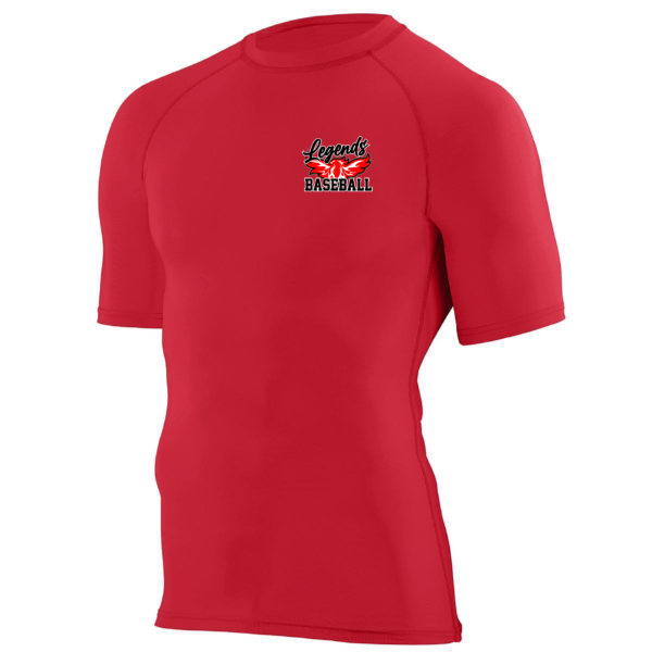 Legends Baseball Phoenix Rising Short Sleeve Compression Shirt