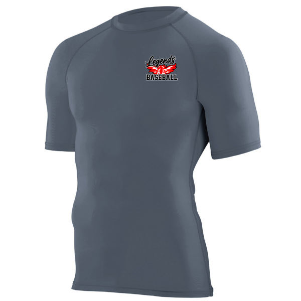 Legends Baseball Phoenix Rising Short Sleeve Compression Shirt - Image 4
